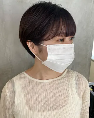 ショート カラー ヘアアレンジ stylist/蛯谷 珠里のヘアスタイル