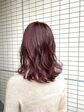 セミロング カラー MITSU ✂️のヘアスタイル