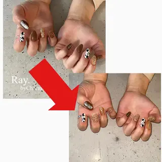 ネイル Ray. ／綺麗目ニュアンスのネイルデザイン