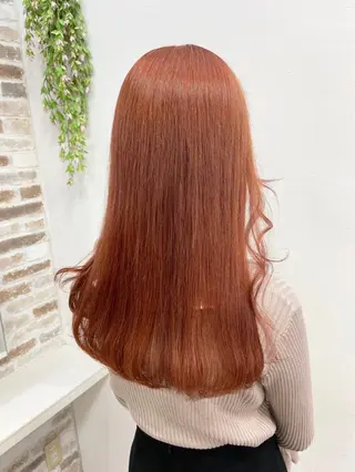 ロング カラー ヘアアレンジ 山本 史奈のヘアスタイル