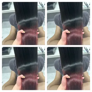 セミロング カラー ヘアアレンジ 🎀推し活ヘアー🎀 Yuuna🐰💖のヘアスタイル