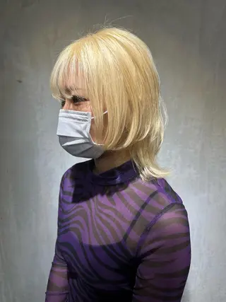 ミディアム ボブ/透明感カラー 🇰🇷Ryotaのヘアスタイル