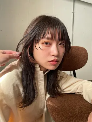 ロング 仙田 遥のヘアスタイル