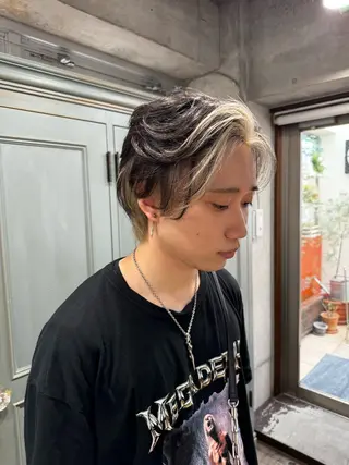 カラー ヘアアレンジ メンズ momo所属・メンズヘアメイク 🩵Mayuki🩵のヘアスタイル