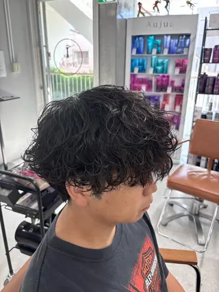 パーマ メンズ 美容研究所 🇰🇷yutoのヘアスタイル