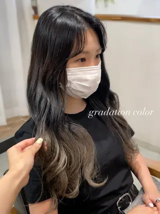 ロング カラー レイヤー/顔まわり /亀戸錦糸町/なつきのヘアスタイル