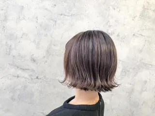 ショート カラー salowin郡山所属・佐藤 結花のヘアスタイル