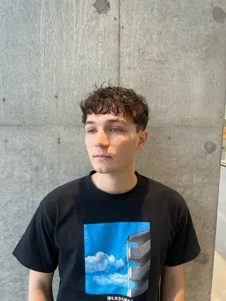 メンズ 吉沢遣人/レイヤー 艶カラー/抜け感のヘアスタイル