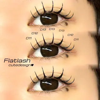 マツエク・マツパ Mell Yuuna ♡パリエク /束感のマツエク・マツパデザイン