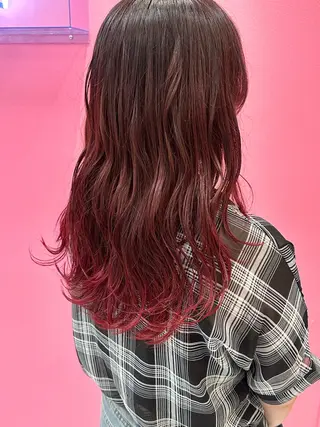 ロング カラー 💘韓国カラー💘 クルミのヘアスタイル