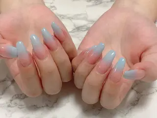 ネイル はな💎ネイル ワンホン、長さ出しのネイルデザイン