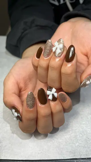 ネイル 🤎Two ERI🤎のネイルデザイン