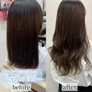 ロング 新宿/韓国ヘア 中明度カラー/かやのヘアスタイル