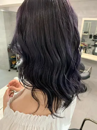 ミディアム カラー _WHITE所属・黒川 陵のヘアスタイル