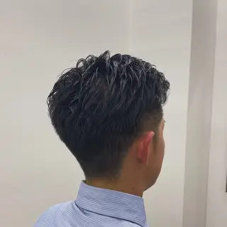 ショート メンズ メンズカット/セ ンターパート/Ryuのヘアスタイル