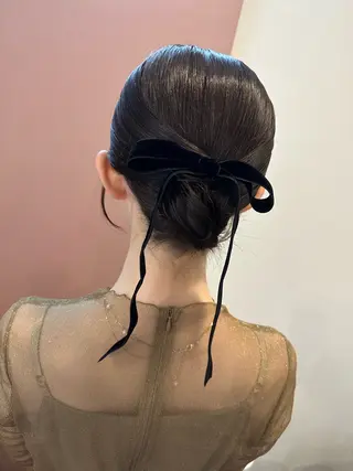 ミディアム ヘアアレンジ pep所属・pep natsumiのヘアスタイル