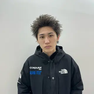 ショート パーマ メンズ メンズ/パーマ/ 京都駅/井上光のヘアスタイル