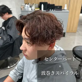 ショート パーマ メンズ 【メンズ特化】 サエキカズマのヘアスタイル