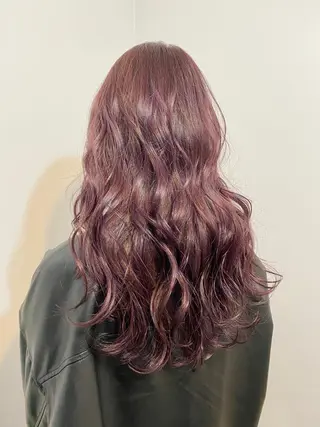 ロング ブリーチ毛対応酸性 ストレート🌈サキのヘアスタイル