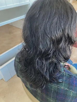 ロング パーマ メンズ Prism co所属・入澤 由亜のヘアスタイル