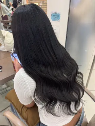 ロング 羽エクステ/シール エクステ/横浜駅5分のヘアスタイル