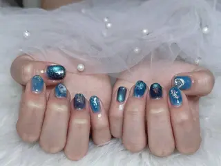 ネイル 【Eclat ｴｸﾗ】nail＆beauty所属・Eclat〔ｴｸﾗ〕 MOEKA𝜗𝜚*のネイルデザイン