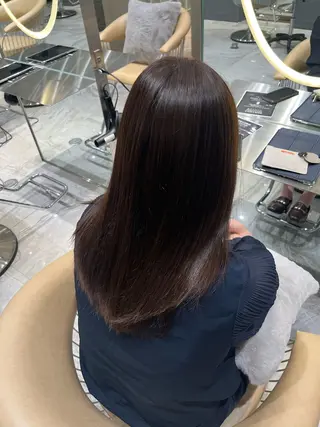 セミロング 髪質改善/縮毛矯正 松原和志のヘアスタイル