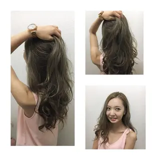 ミディアム カラー JILBLAN京都 ショート/ハイライトのヘアスタイル