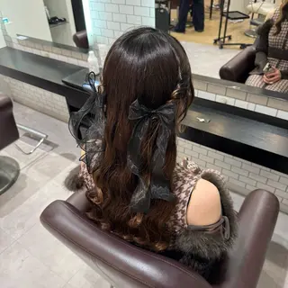 ロング ヘアアレンジ 🎀ヘアアレンジ 🎀ななみのヘアスタイル