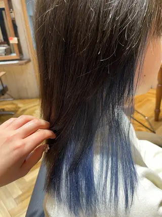 カラー セピアージュアン所属・バヤラー バイガルマーのヘアスタイル