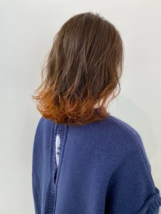 ミディアム lar 立川南口所属・砂岡 里奈のヘアスタイル