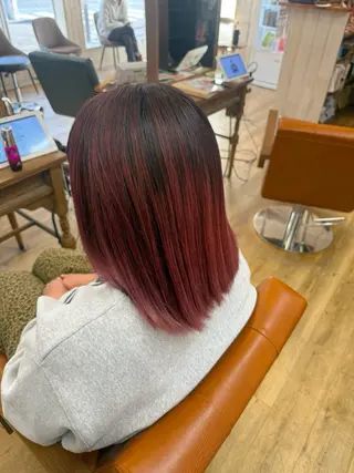 カラー 山中 希来のヘアスタイル