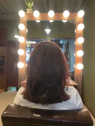 ミディアム カラー PATH-hair. storeのヘアスタイル