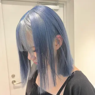 セミロング カラー 高橋 充輝のヘアスタイル