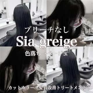 ロング カラー 透け上品ハイトーン 職人ゆうと🤍のヘアスタイル