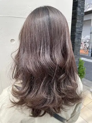 セミロング カラー Lucca Lance経堂店【ルッカランス】所属・美髪矯正/髪質改善/ 福崎航平のヘアスタイル
