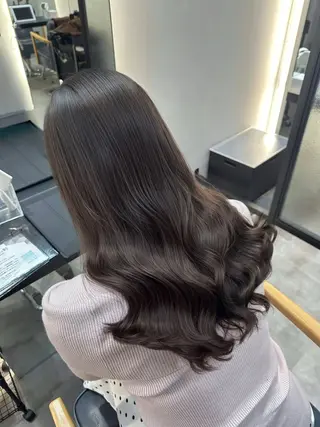 ロング 韓国風パーマ/ 韓国ヘア/大森千寛のヘアスタイル