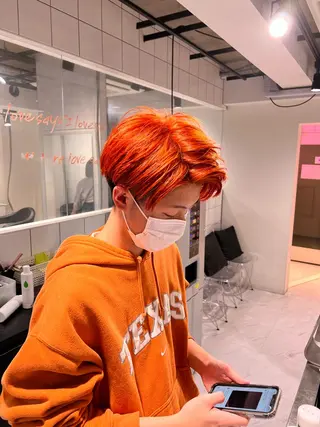 ショート カラー パーマ メンズ 🔥札幌No.1🥇 パーマ特化美容師🔥のヘアスタイル