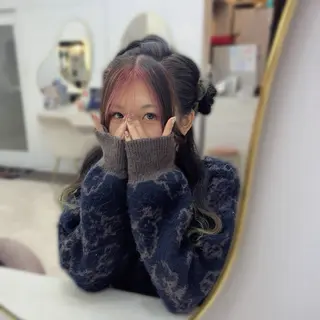 ロング ヘアアレンジ ブリーチ 💕カット 💕みゆう💕大宮のヘアスタイル