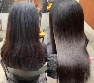 ロング パーマ ブリーチ矯正/ ブリーチ特化mikaのヘアスタイル