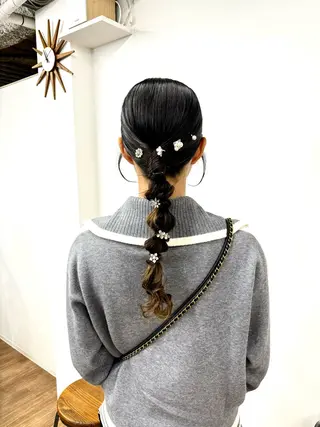 ロング HIROKO / 透明感暖色カラー🎀のヘアスタイル