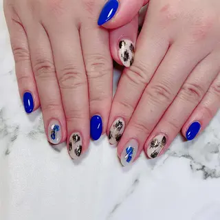 ロング カラー ネイル Q Free nailsのネイルデザイン