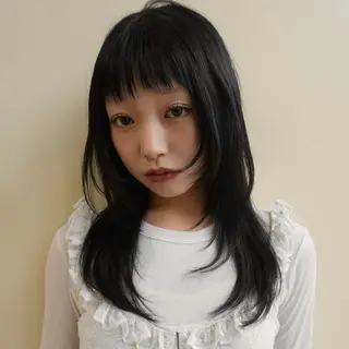 ロング カラー 表参道/レイヤー/暖 色/Ｗカラー/小春のヘアスタイル