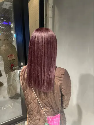 ロング カラー 暖色/ハイトーン/ カラー/HBLのヘアスタイル