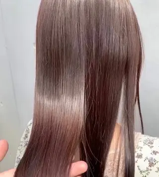 ロング Cote所属・大島桃花 / 表参道 透明感カラーのヘアスタイル