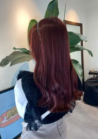 セミロング カラー roka所属・当日予約大歓迎💗 依田瑞希のヘアスタイル