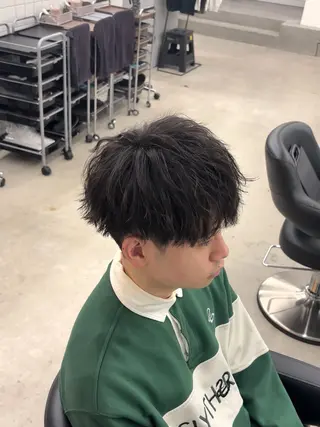 ショート メンズ なりたひろと / メンズパーマのヘアスタイル