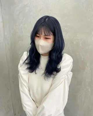 カラー アイブロウ MaisonHALU 松浦光咲のヘアスタイル