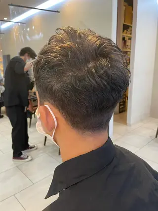 メンズ 為近日向子🐥暖色 💘顔周りカット🌈のヘアスタイル