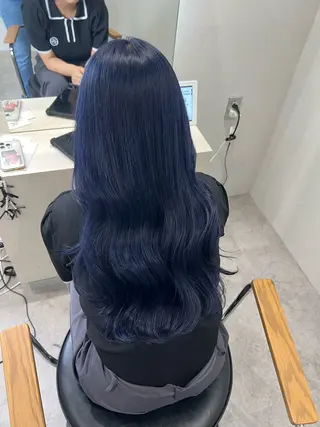 ロング カラー 韓国透明感/艶カラー saya🧸🍼のヘアスタイル